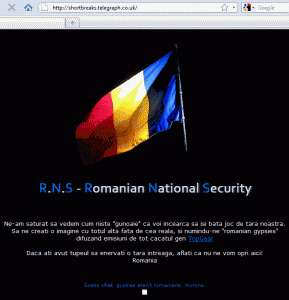 telegraphdefaced RNS' comments on Daily Telegraph website